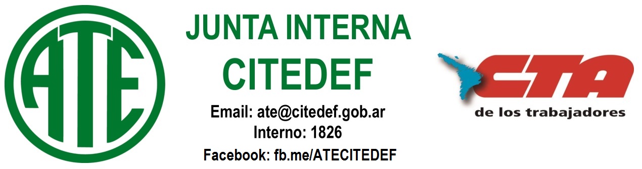 Junta interna ATE CITEDEF